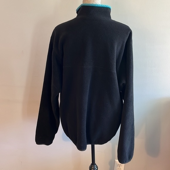 Rare Patagonia Snap-T From 1985 (style:25541) Black fleece w/turquoise accents. - Picture 5 of 7